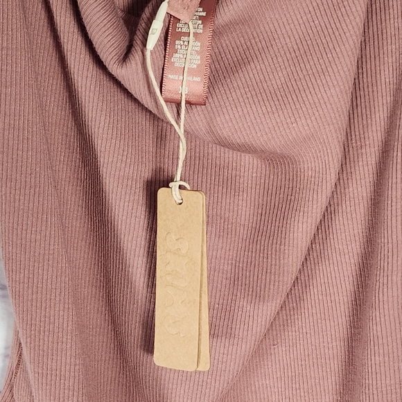 SKIMS COTTON RIB BODYSUIT/ ROSE CLAY/ NWT - Picture 10 of 16